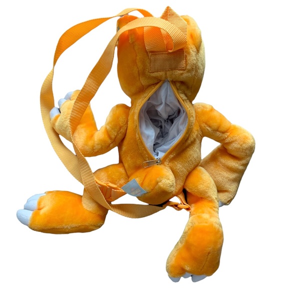 Vintage Digimon Adventure 12’ Agumon Plush Backpack 2000 Hongo Toei Animation - Picture 3 of 5